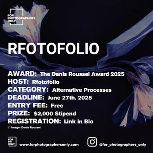 RFOTOFOLIO - Denis Roussel Award 2025