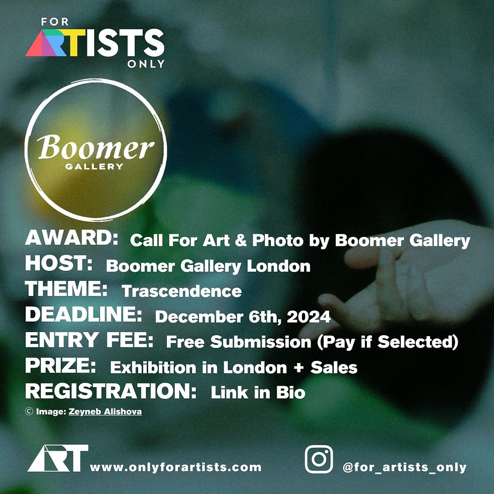 The Boomer Gallery - "Transcendence" Open Call for Artists