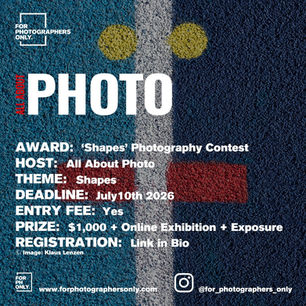All About Photo - Photography Contest 2026 Call for Entries