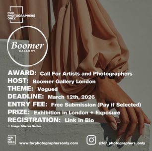 The Boomer Gallery - Vogued 2nd Edition: Call For Artists and Photographers
