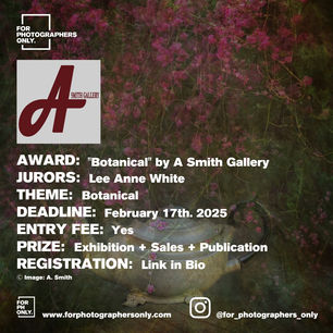 Smith Gallery - “Botanical” Photo Contest and Exhibition