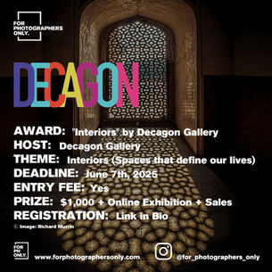 Decagon Gallery - "Interiors" Online Photography Exhibition