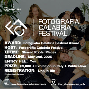 Fotografia Calabria Festival Award 2025