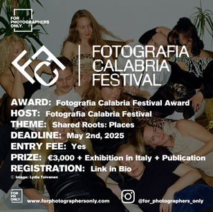 Fotografia Calabria Festival Award 2025
