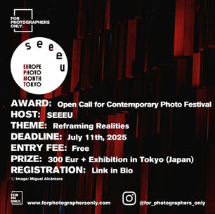 SEEEU - Open Call for Contemporary Photography Festival