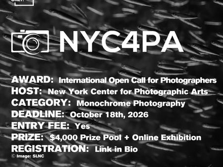 NYC4PA - "Monochrome" International Juried Photography Call for Entry