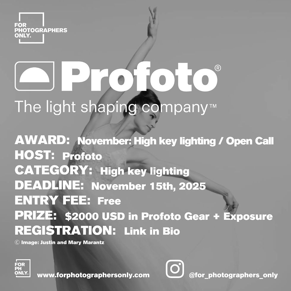 Profoto - November: Soft Light Open Call
