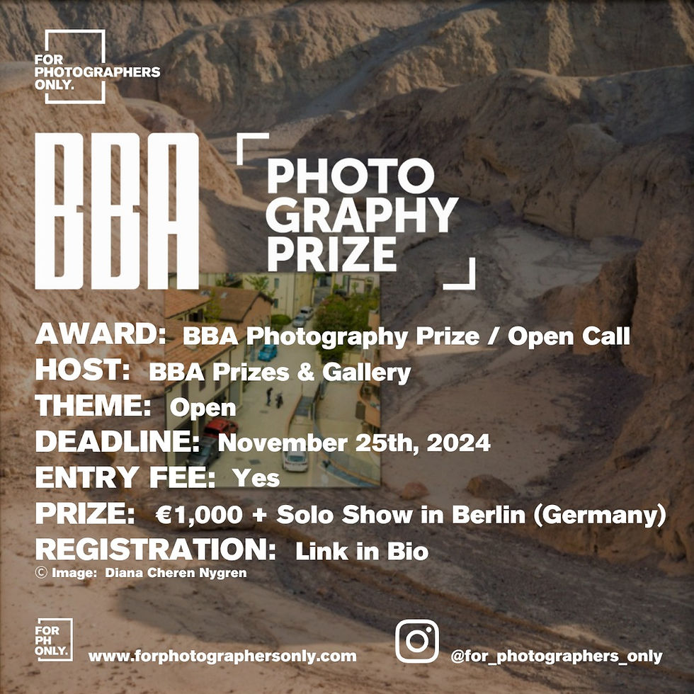 BBA Gallery and Prizes / Call for Photographers