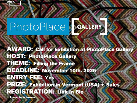 PhotoPlace Gallery - "Filling the Frame" Open Call