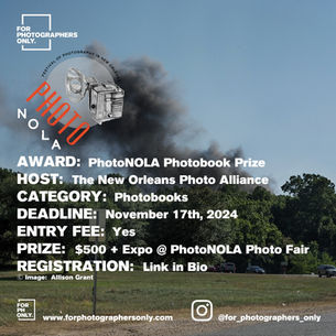 PhotoNOLA Festival - Photo Book Prize