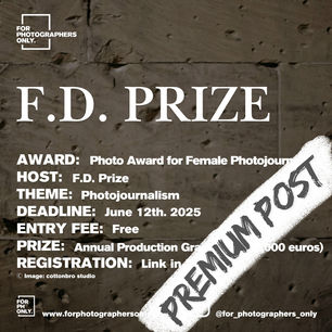 F.D. Prize - Photo Award for Female Photojournalists