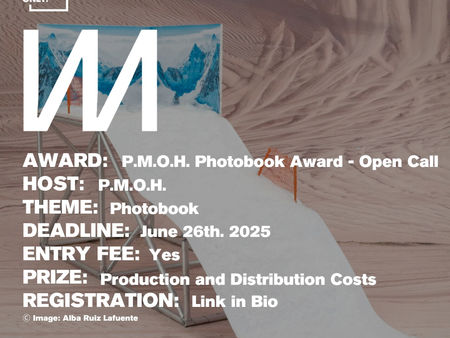 P.M.O.H. Photobook Award - Open Call