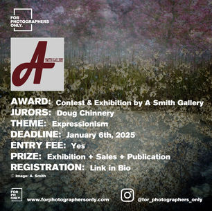 A Smith Gallery - “Expressionism” Photo Contest and Exhibition