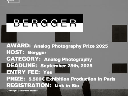 Bergger - Analog Photography Prize 2025
