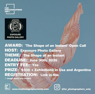 Exposure Photo Gallery - "The Shape of an Instant" Open Call