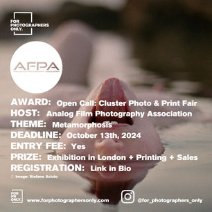 Analog Film Photography Association / Cluster Photography & Print Fair 