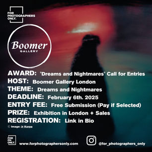 The Boomer Gallery - "Dreams & Nightmares" Call for Entries