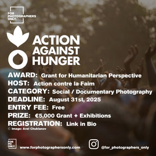 Action Contre la Faim - Grant for a New Humanitarian Perspective
