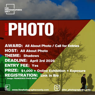 All About Photo - Shadows: Photography Contest 2026 Call for Entries