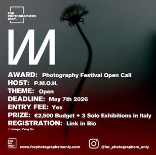 PhMuseum Days 2026 Photography Festival Open Call