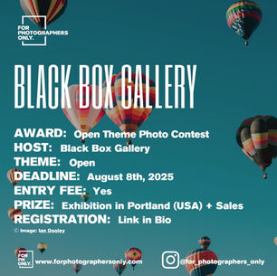Black Box Gallery - Photo Shoot: 2025