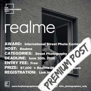 Realme - International Street Photography Contest Call for Entries
