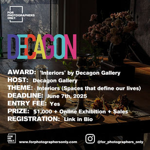 Decagon Gallery - "Interiors" Online Photography Exhibition