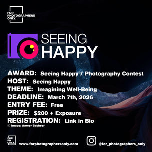 Seeing Happy - International Photo Contest 2026 Call for Entries