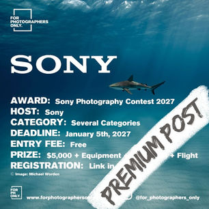 Sony - Sony Photography Contest 2027