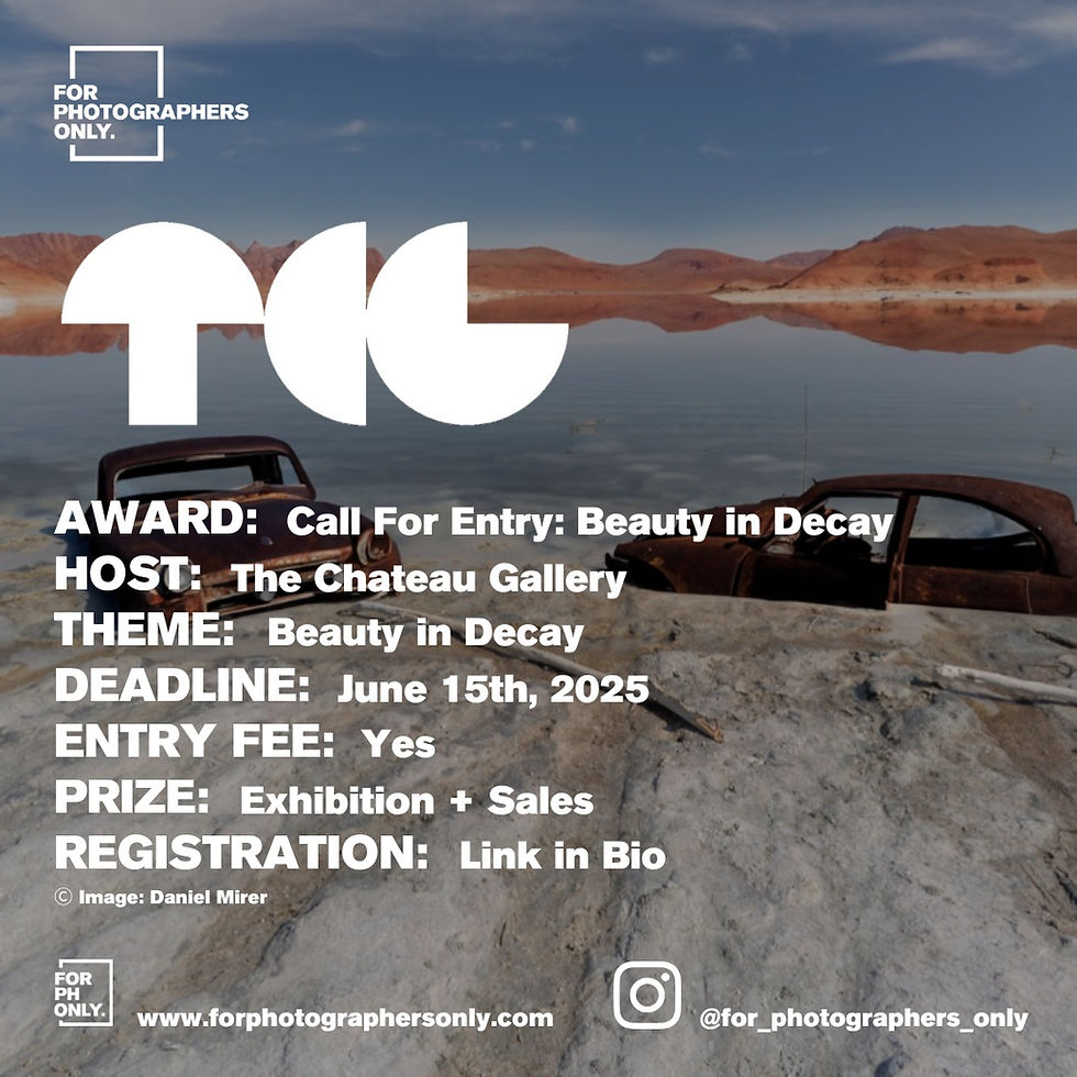 The Chateau Gallery - Call For Entry: Beauty in Decay
