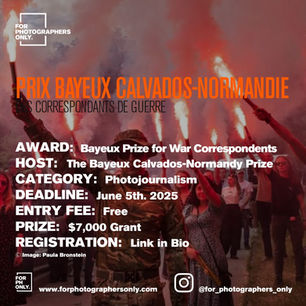 Prix Bayeux for War Correspondents 2025