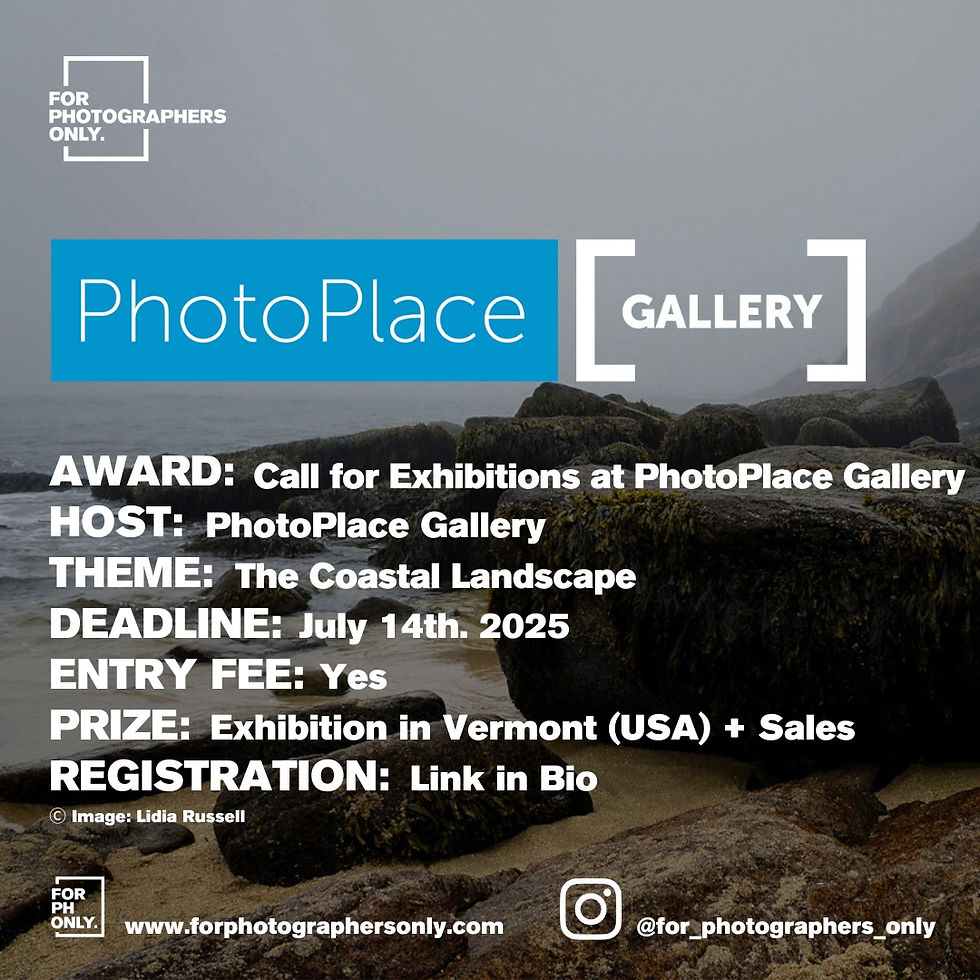 Photo Place Gallery - "The Coastal Landscape" Call for Exhibition