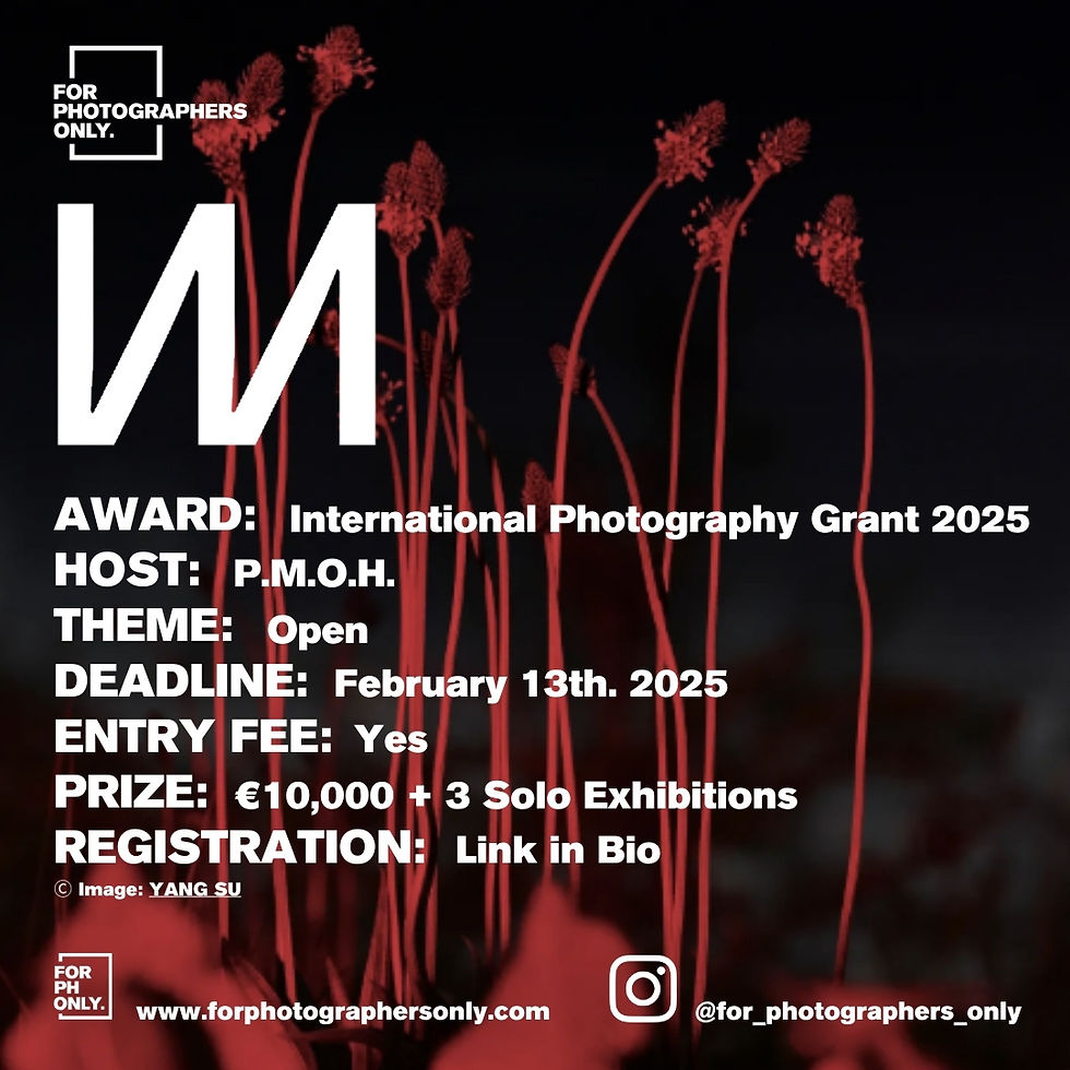 PhMuseum - International Photography Grant 2025