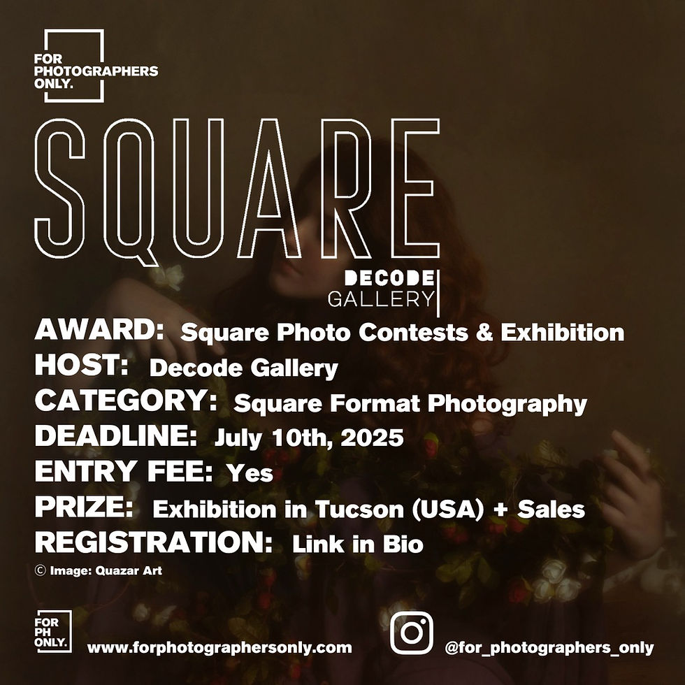 Decode Gallery - Square Photography Contest and Exhibition