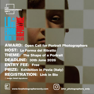 La Forma del Ritratto - "The Shape of the Portrait" Open Call 2026