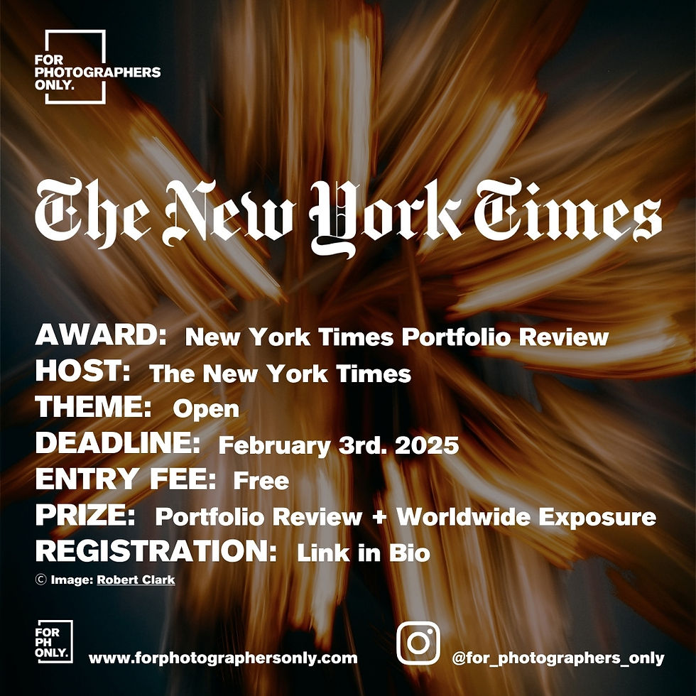 The New York Times Portfolio Reviews 2025
