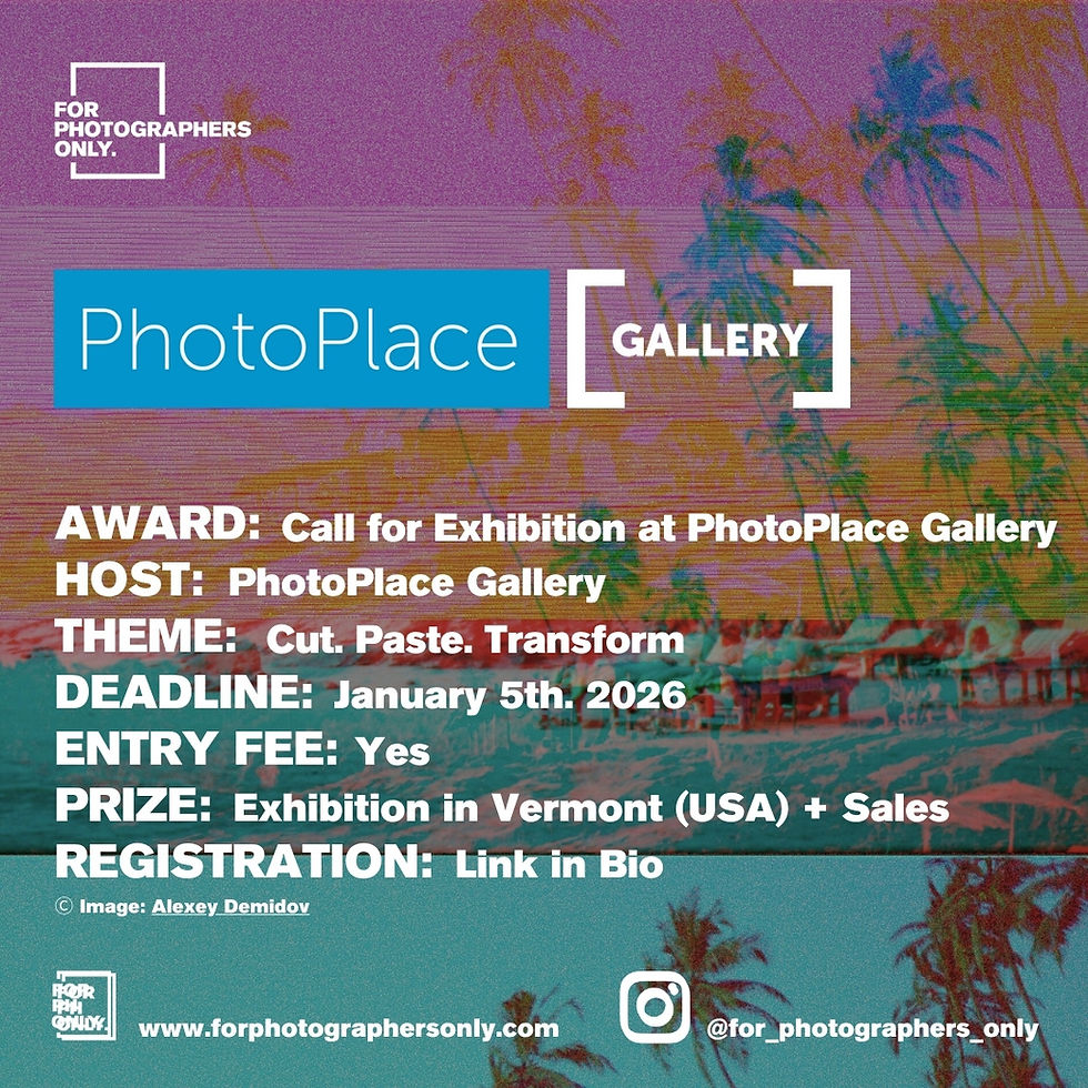 PhotoPlace Gallery - "Cut. Paste. Transform." Call for Entries