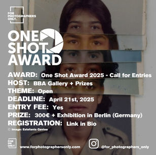 BBA Photography Prize 2025 - One Shot Award