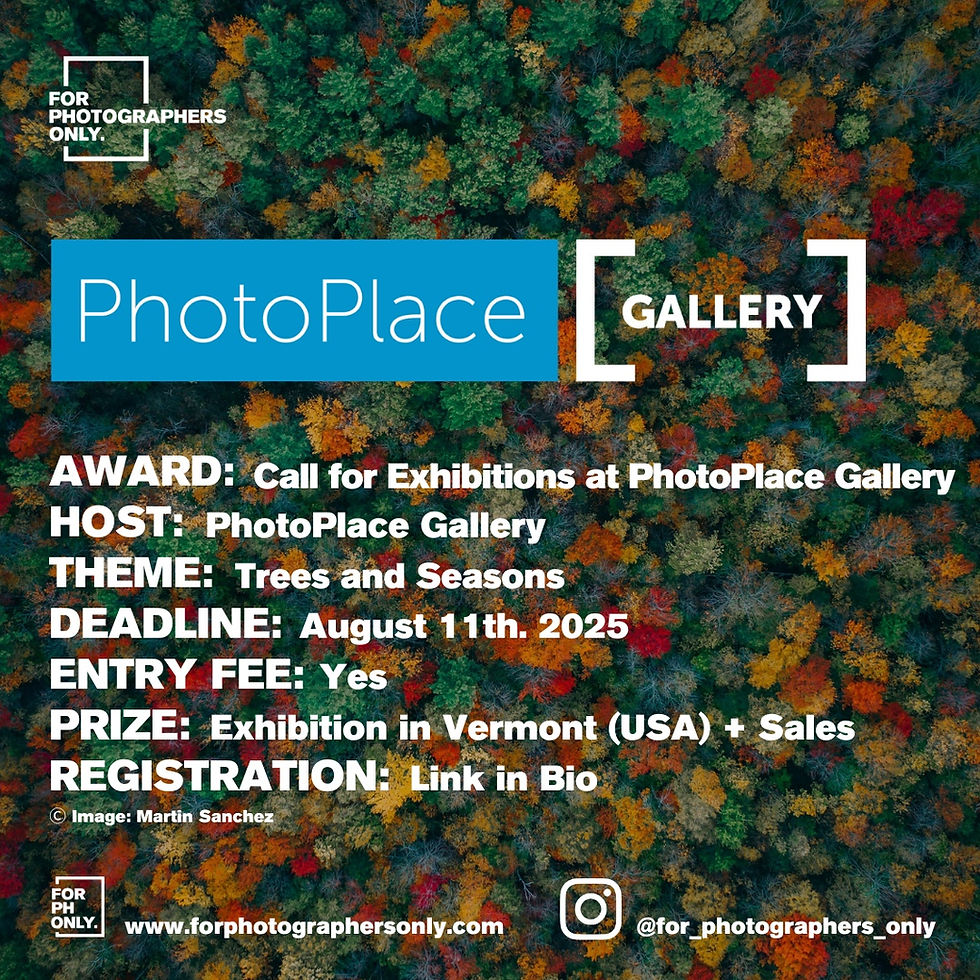 PhotoPlace Gallery - "Trees and Seasons" Call for Exhibition