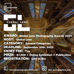 The Global Lens Photography Awards 2025 Open Call