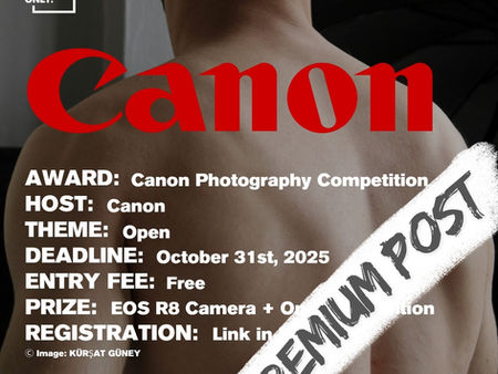 Canon Photography Competition - Call for Entries