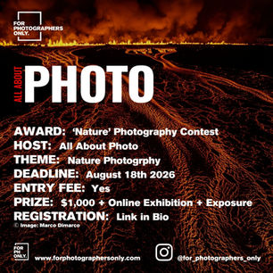 All About Photo - #60: Nature Call for Entries