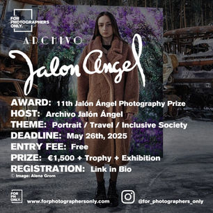 11th Jalón Ángel Photography Prize