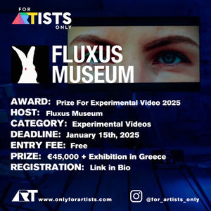 Fluxus Museum - Prize For Experimental Video 2025