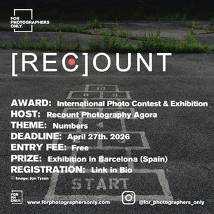 Recount Photography Agora - International Open Call
