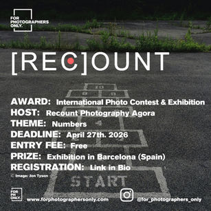 Recount Photography Agora - International Open Call