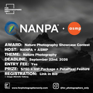 NANPA - Nature Photography Showcase Contest