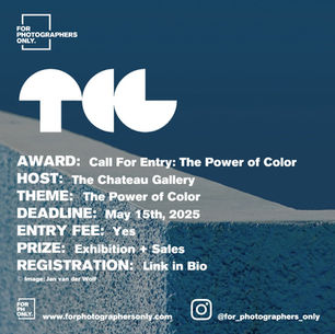 The Chateau Gallery - Call For Entry: The Power of Color