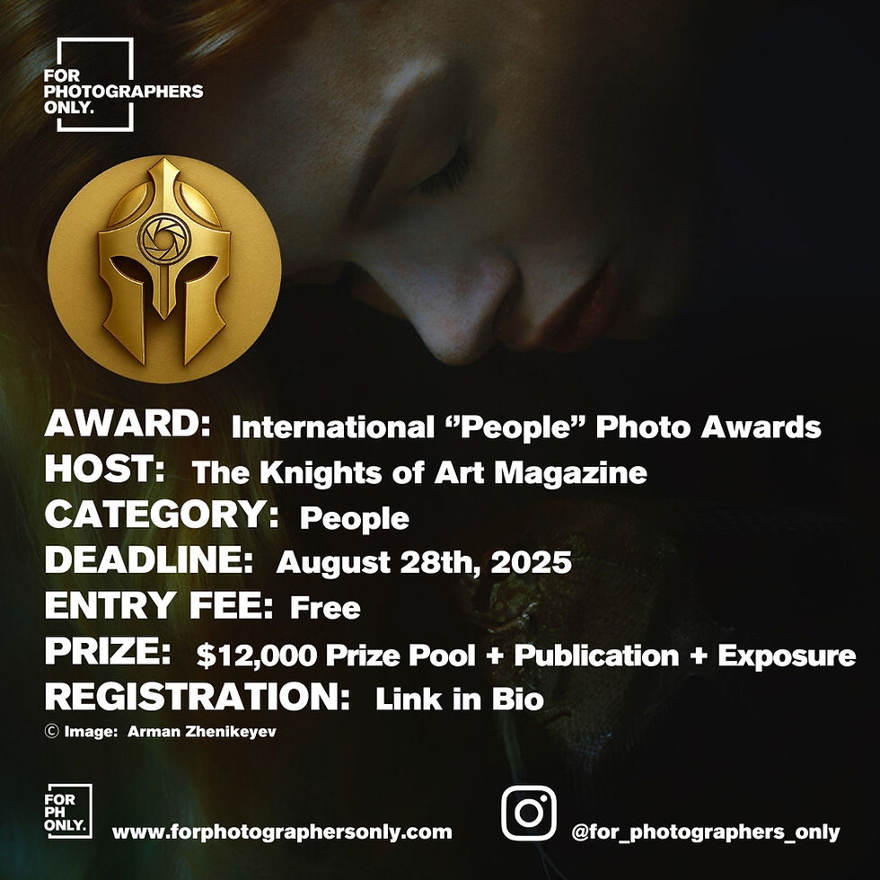 The Knights of Art™ Magazine - "People" International Photography Awards