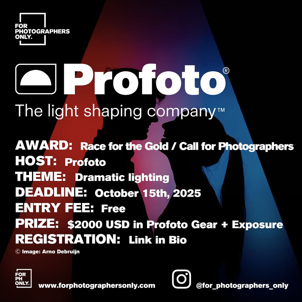Profoto - October: Dramatic Lighting Open Call